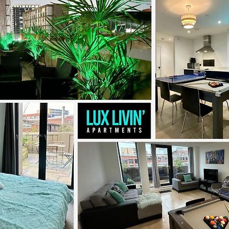 Lux Livin' Apartments - Luxury 2 Bed Apartment With Sky Garden Manchester Exterior foto
