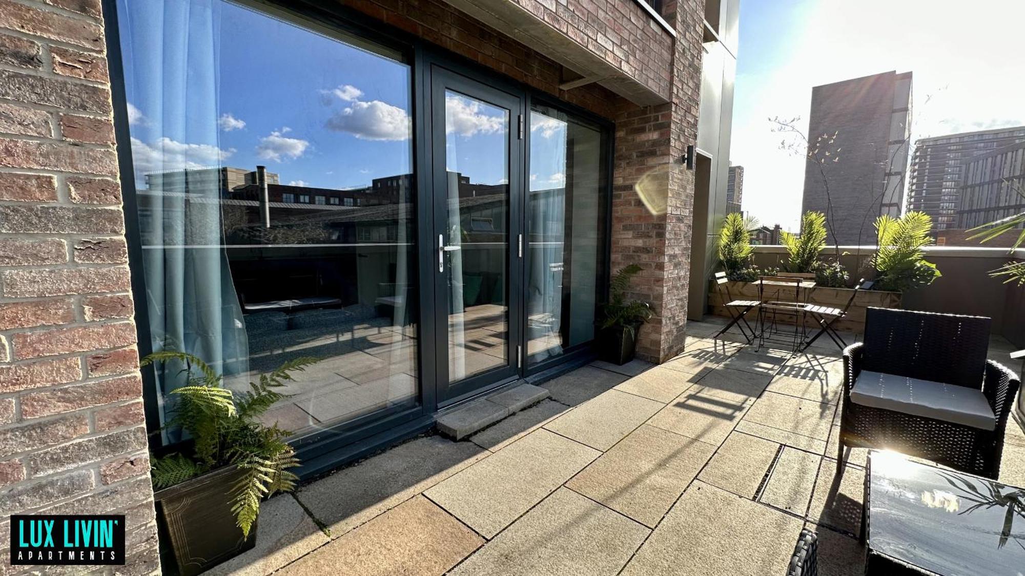 Lux Livin' Apartments - Luxury 2 Bed Apartment With Sky Garden Manchester Cameră foto
